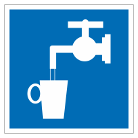 Знак безопасности Питьевая вода (D02)